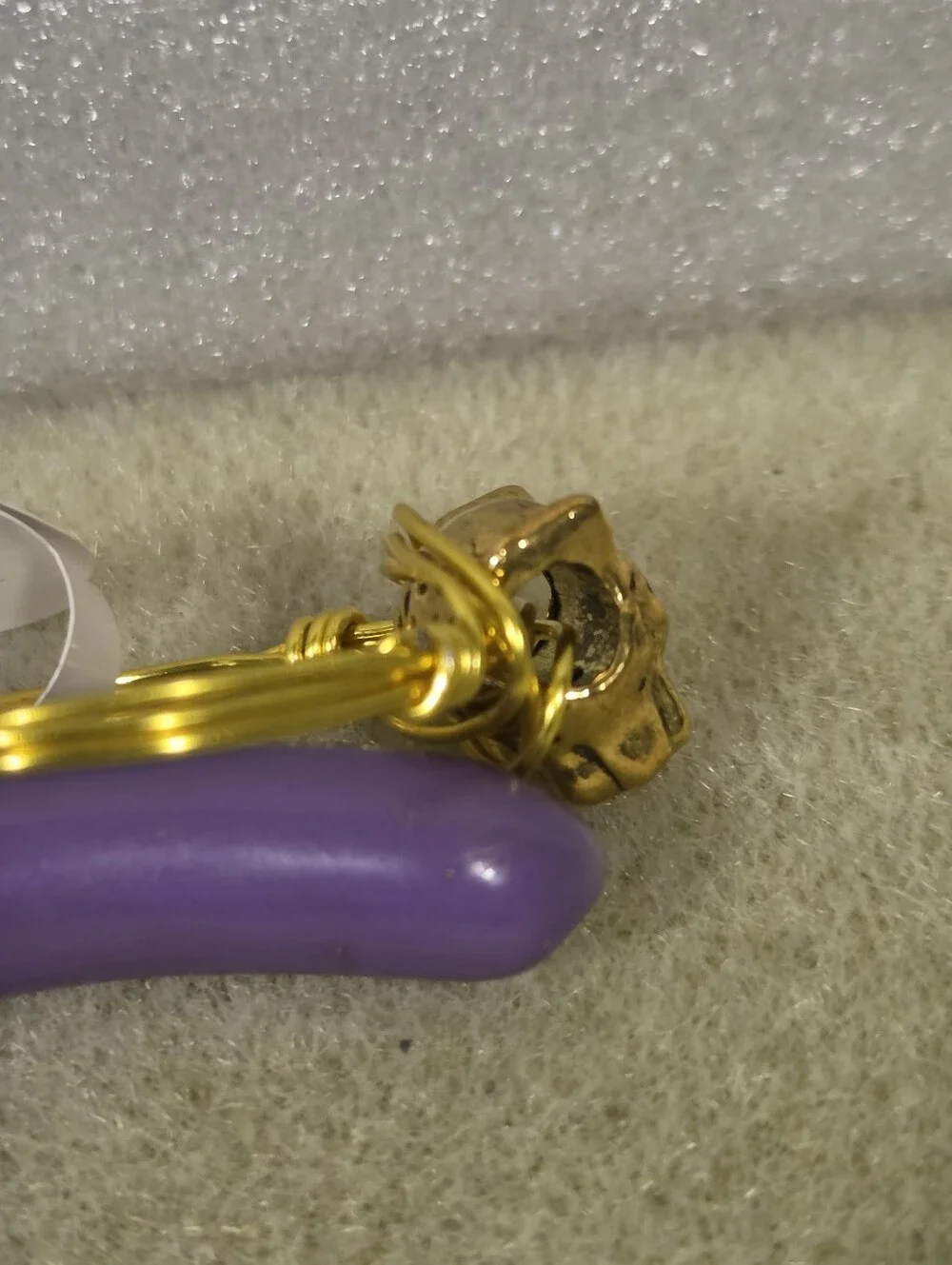 Handcrafted Gold Leopard Head Wire-Wrapped Ring - Men's Jewelry